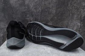 تصویر کفش سایز بزرگ مردانه مشکی نایک کفی طوسی - ۴ nike big shoes black