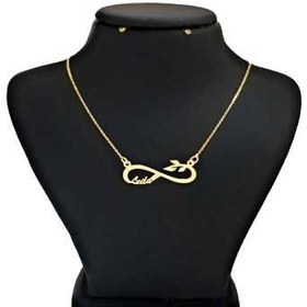 تصویر گردنبند طلا 18 عیار زنانه آمانژ طرح اسم لیلا کد D2145 
