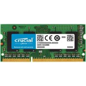 تصویر رم لپ تاپ کروشیال مدل DDR3L 1600MHz ظرفیت 8 گیگابایت Crucial DDR3L 1600MHz SODIMM RAM - 8GB