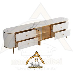 تصویر میز تلویزیون مدرن مدل سانی _ خرید مستقیم از تولید کننده Modern Sunny TV Table