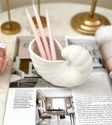 تصویر گلدان صدف اچ اند ام 