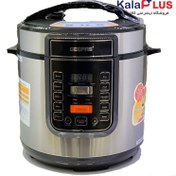 تصویر مولتی کوکر جیپاس مدل GMC5326N ظرفیت ۶ لیتر استیل ضد زنگ چند کاره 