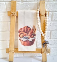 تصویر نردبان دکوراتیو چوبی آشپزخانه 