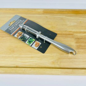 تصویر پوست کن قلمی 4 کاره استیل وارداتی TOP CHOICE 