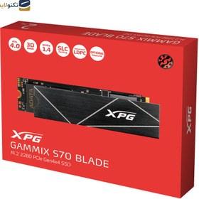 تصویر هارد اس اس دی اینترنال ایکس پی جی مدل GAMMIX S70 BLADE ظرفیت 1 ترابایت 