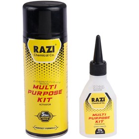 تصویر چسب 123 Razi حجم 400 میلی لیتر ا Razi Adhesive 400ml Razi Adhesive 400ml