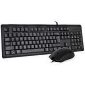 تصویر کیبورد و ماوس ای فورتک مدل KR-9276 KR-9276 USB Wired Keyboard and Mouse