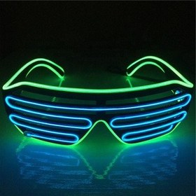 تصویر عینک LED راه راه 