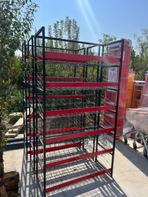 تصویر استند چیپس و بفک سبک وزن ۱۲ کیلویی - سفید قرمز 