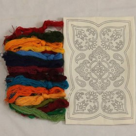 تصویر پته خام عسلی قلبی 30 در 40 سانت 