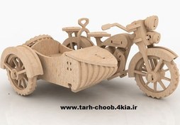 تصویر موتور سیکلت سرنشین دار طرح 