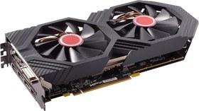 تصویر گرافیک کامپیوتر 8 گیگابایت AMD Radeon XFX RX580 8GB استوک کم کارکرد اورجینال 