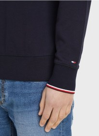 تصویر سویشرت یقه گرد با لوگو برند Tommy Hilfiger Logo Crew Neck Sweatshirt