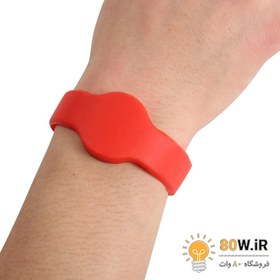 تصویر تگ دستبند RFID سیلیکونی فرکانس ۱۲۵ کیلوهرتز 