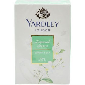 تصویر صابون گل یاس یاردلی Yardley Imperial Jasmine وزن 100 گرم Yardley Imperial Jasmine Luxury Soap