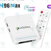 تصویر اندروید باکس H96 مدل Max H618 Plus WIFI 6 با CPU Allwinner و حافظه داخلی 32 و رم4 