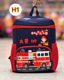 تصویر کوله زیپ بالا آتش نشانی اولانگ fire department top zip backpack OLANG