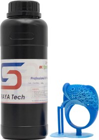 تصویر رزین رنگ آبی 500 گرمی Siraya Tech 3D Printer Resin - ارسال 20 روز کاری 