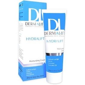 تصویر درمالیفت کرم مرطوب کننده مناسب پوست های خشک وخیلی خشک 50ML DERMALIFT HYDRALIFT MOISTURIZING CREAM DRY&VERY DRY SKIN