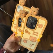 تصویر قاب گوشی سیلیکونی سامسونگ مدل A54 طرح خرس فانتزی 