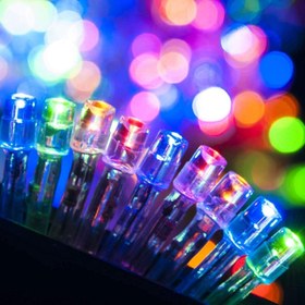 تصویر ریسه ۳۲۰ لامپ سوزنی رنگی ۲۵ متری ا Colorful needle 25m Multi Function LED Colorful needle 25m Multi Function LED