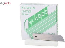 تصویر تیغ کاتر کی سی ون کوچک بسته 10 عددی 