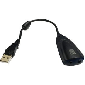 تصویر کابل تبدیل USB به جک 3.5 میلی متری دی نت مدل D-5H 