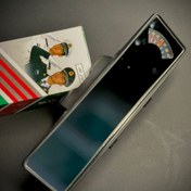 تصویر آینه درجه دار سفید تخت 