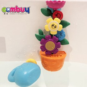 تصویر ست اسباب‌ بازی حمام طرح گل کارتونی کودک ITEM NO _ 9909