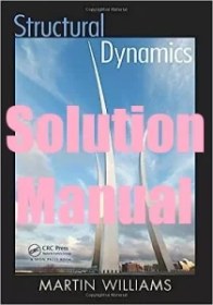 تصویر Solution Manual for Structural Dynamics – Martin Williams 