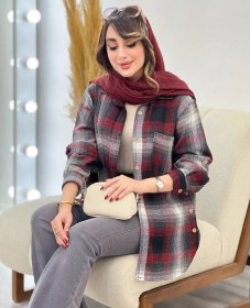 تصویر شکت پشمی بغل دکمه 