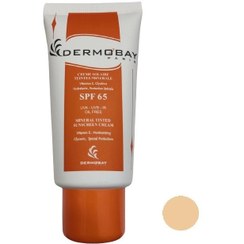 تصویر کرم ضد آفتاب رنگی درموبای SPF65 مدل Mineral محافظ UVA ،UVB، مناسب پوست چرب حجم 50 میلی‌لیتر 