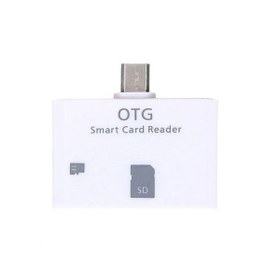تصویر کارت خوان موبایل دو کاره OTG / Micro-USB مدل Smart ا OTG Smart CardReder Connection kit OTG Smart CardReder Connection kit