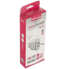 تصویر شارژر دیواری مدل TTC 52 تسکو ا Tesco TTC 52 wall charger Tesco TTC 52 wall charger