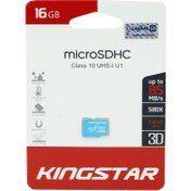 تصویر رم میکرو 16 گیگ کینگ استار KingStar U1 C10 85MB/s KingStar U1 C10 85MB/s 16GB Memory Card