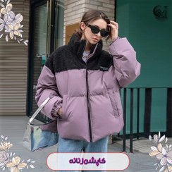 تصویر کاپشن زنانه جیب دار ضخیم زمستانی برند SHEIN مناسب سایز اسمال تا مدیوم ارسال رایگان 