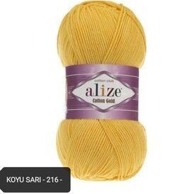تصویر Alize Gold Gold Amigurumi بافندگی IPI 100gr بافندگی IPI CODE CODE-KOYU زرد 216- اکریلیک پنبه Alize Cotton Gold Amigurumi Örgü Ipi 100gr El Örgü Ipi Renk Kodu-koyu Sarı 216- Pamuk Akrilik