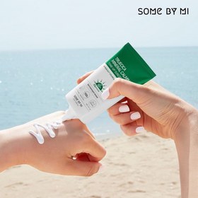 تصویر ضد آفتاب مینرال TRUECICA سام بای می Some By Mi SPF50 PA+++ Truecica Mineral100 Calming Sun Cream 50 ml