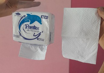 تصویر دستمال توالت غیر رولی پنتکس Pentax non-roll toilet paper