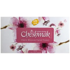 تصویر دستمال کاغذی 150 برگ دو لایه طرح شکوفه گیلاس 