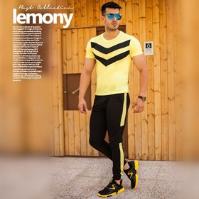 تصویر ست تیشرت و شلوار مردانه مدل Lemony 