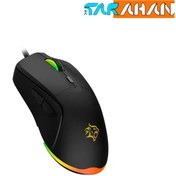 تصویر ماوس با سیم گیمینگ پرودو مدل PDX322 Porodo Gaming Wired Mouse DPI 7200 with RGB Light PDX322