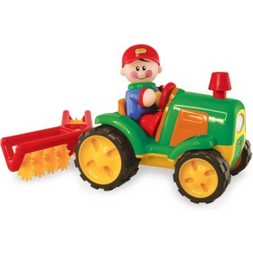 تصویر تراکتور شخم زن مزرعه تولو Tolo Toys farm tractor