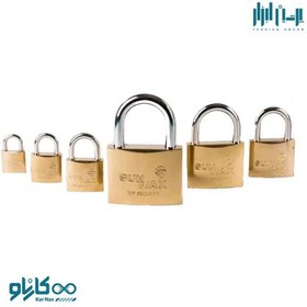 تصویر قفل آویز طلایی سایز 63 سان مکس مدل 2163 