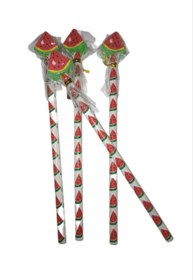 تصویر مداد فانتزی طرح هندوانه یلدایی مداد فانتزی طرح هندوانه یلدایی