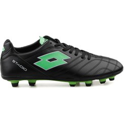 تصویر کفش فوتبال چمن مردانه 3m Stadio Fg 3fx مدل 101365335 رنگ مشکی برند lotto 3m Stadio Fg 3fx Men's Turf Football Shoes 101365335 Black