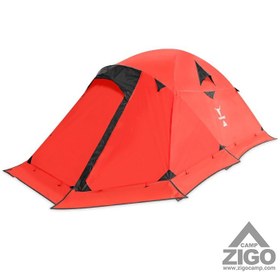 تصویر چادر دو پوش سه نفره کله گاوی مدل K2019 Pekynew model K2019 three person tent