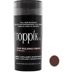 تصویر پودر پرپشت کننده مو تاپیک شماره ۰۴ رنگ قهوه‌ای حجم ۵۰ گرم 