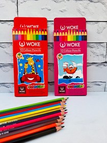 تصویر مداد رنگی ووک 