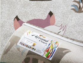 تصویر afrand machine carpet kids zoo design, code 147 